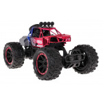 Terénne auto REAL ROCK Crawler s funkciou Smoke - červené